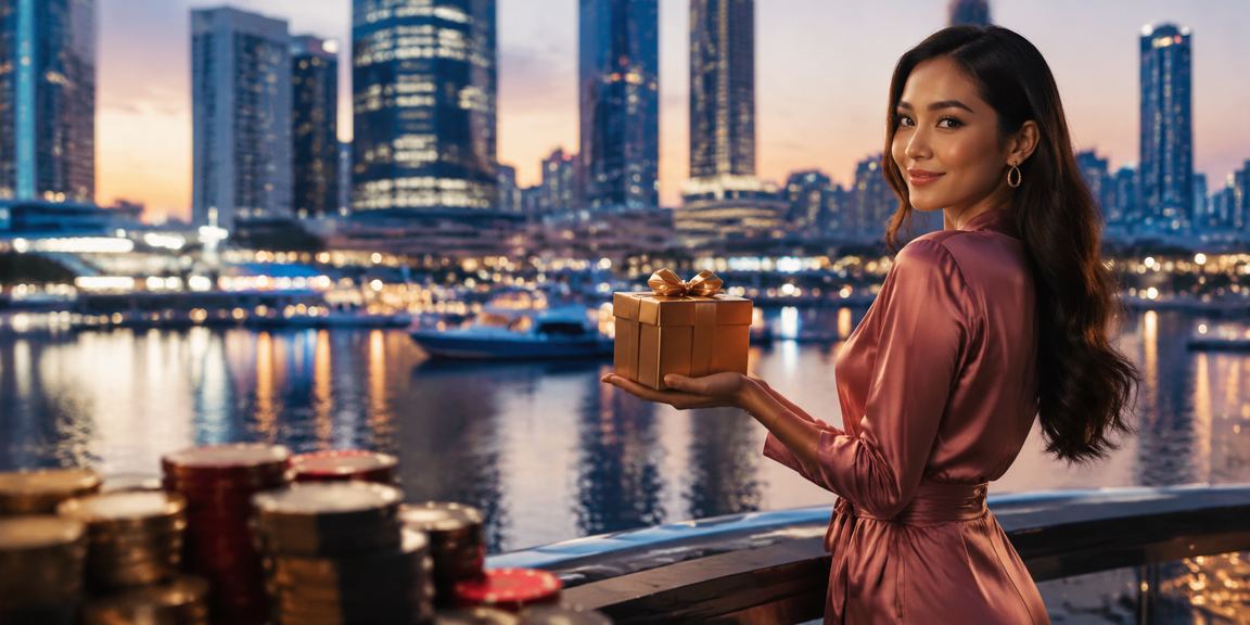 Pengguna Malaysia di Kuala Lumpur membuat deposit pertama untuk mendapat bonus selamat datang p0443